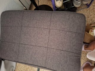 Sofá Cama Gris Tela