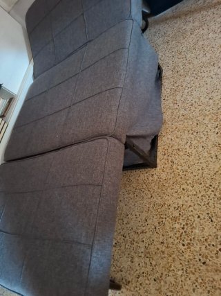Sofá Cama Gris Tela