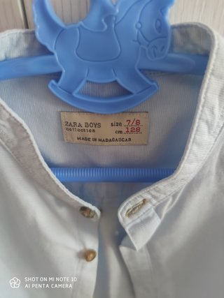 Camisa niño Zara Talla 7-8