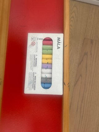 Pizarra infantil de madera Ikea