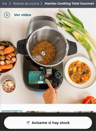 Mambo Cooking Total Gourmet Robot de cocina