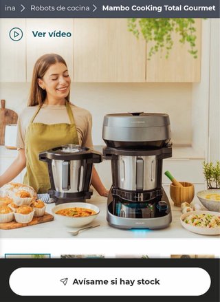 Mambo Cooking Total Gourmet Robot de cocina