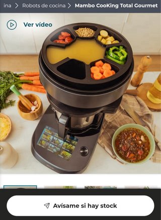 Mambo Cooking Total Gourmet Robot de cocina
