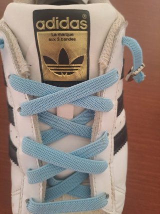 Zapatillas Adidas Superstar Blancas y Azules