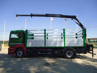 MAN TGM 18 390-CAMIONES CON GRUA