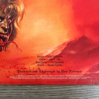 Ozzy Osbourne - The Ultimate Sin LP