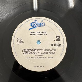 Ozzy Osbourne - The Ultimate Sin LP