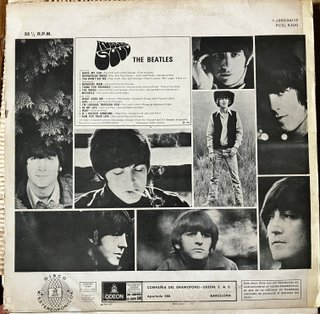 The Beatles - Rubber Soul LP España 1969