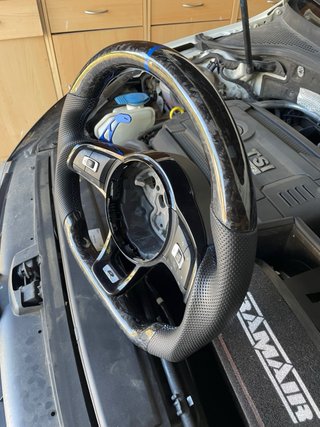 Volante Golf 7/7.5 Carbono Azul