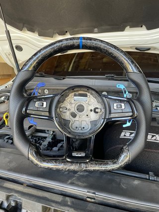 Volante Golf 7/7.5 Carbono Azul
