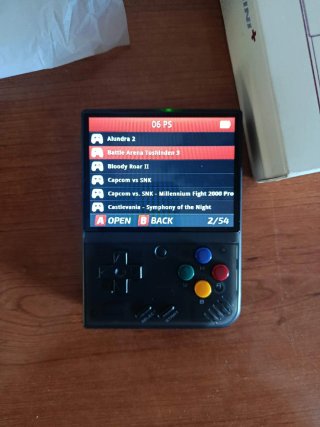 Consola Miyoo Mini Plus Negra Transparente