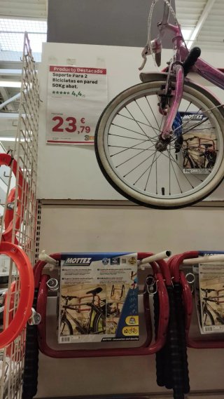 Soporte para Bicicleta Rojo