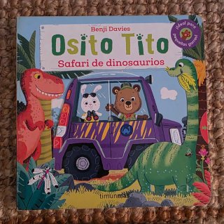 Libro Osito Tito Safari de dinosaurios