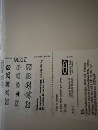 Organizador de ropa colgante blanco