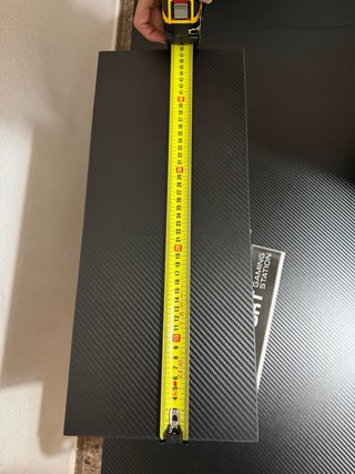 Escritorio Gaming Negro Fibra Carbono Nuevo
