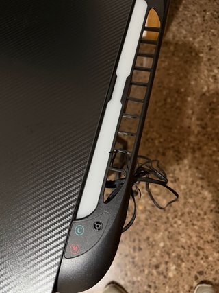 Escritorio Gaming Negro Fibra Carbono Nuevo