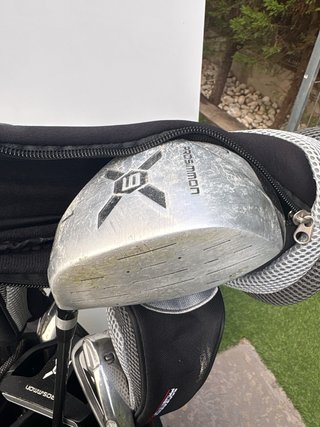 Varios artículos: palos de golf, radiadores radios