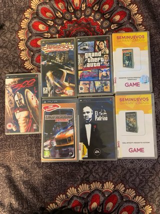 PSP 3000 Negra con Juegos