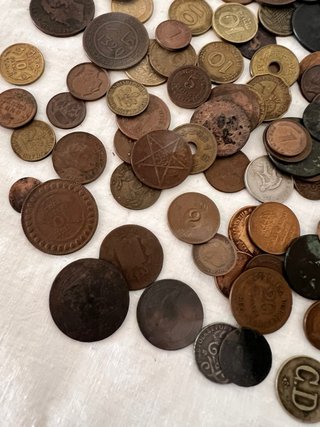 2 lotti di monete antiche da collezione