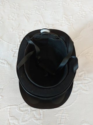 Casco de equitación negro
