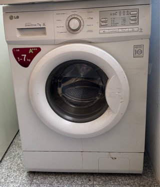 Lavadora, Secadora y Frigorífico Blanco