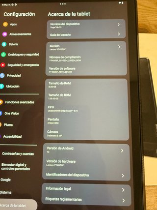 Lenovo Yoga Tab 13 Nero