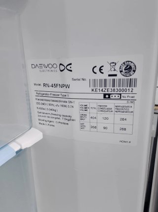 Nevera Daewoo Blanca