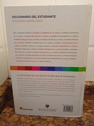 Diccionario del Estudiante – RAE / Santillana