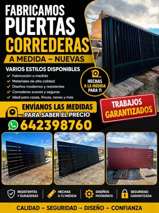 Puertas Correderas a Medida - Nuevas