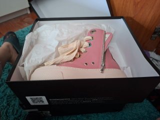 Zapatillas Cristianzerotre Rosas y Blancas
