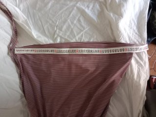 Vestito vintage rosa a righe