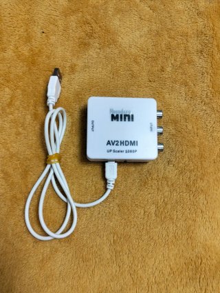 Adaptador AV a HDMI Neardato Mini 1080P