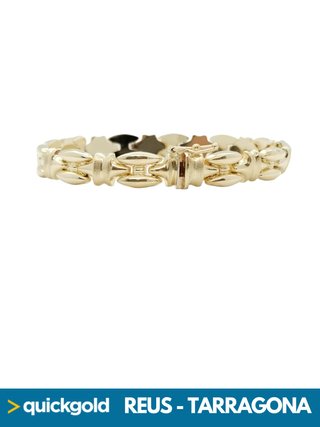 035-1034 PULSERA ORO 18K SEMIRRÍGIDA 20CM
