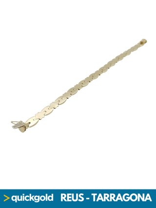 035-1034 PULSERA ORO 18K SEMIRRÍGIDA 20CM