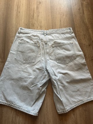 Zara Pantalón Tejano Azul Claro