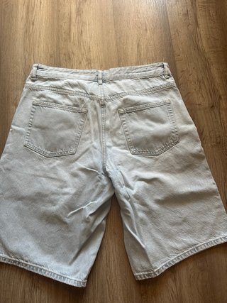 Zara Pantalón Tejano Azul Claro