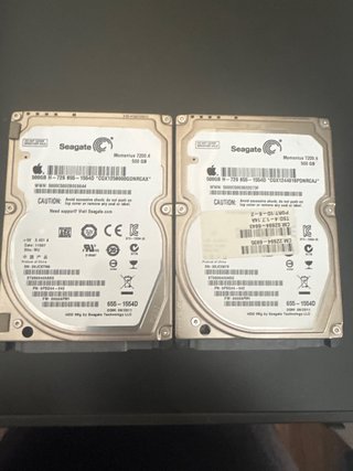 2 Discos Duros Seagate 500GB Apple