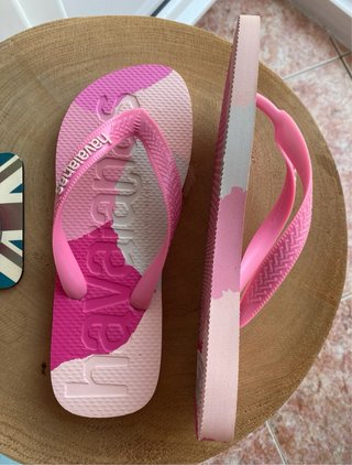 Havaianas rosas y blancas SIN ESTRENAR 39-40