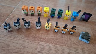 Figuras Minecraft Kinder Joy