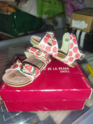 Sandalias niña verano brillantes rosa