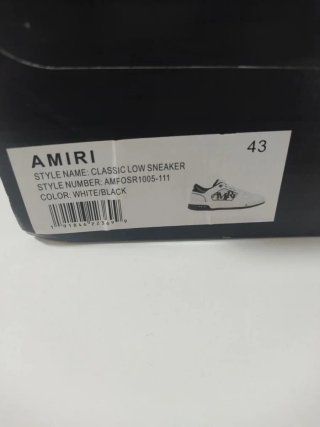 Zapatillas Amiri Classic Low Talla 43