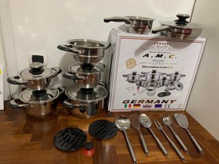 Batteria pentole A.M.C. 25 pezzi
