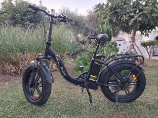 Bicicleta eléctrica plegable CON PUÑO ACELERADOR