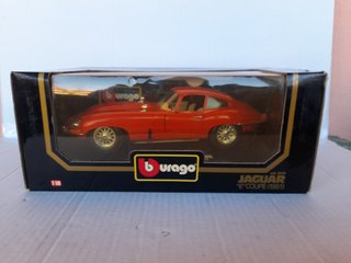 1/18 MODELLO JAGUAR E COUPE ROSSO NO POLISTIL