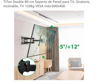 Soporte Pared TV LED/LCD/Plasma 120kg marca XTRARM