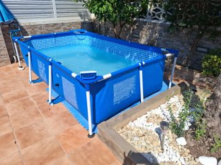 Piscina Desmontable Tubular Azul