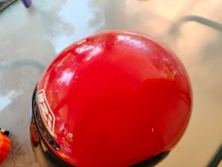 Casco Moto NZI Talla 57-58 Rojo