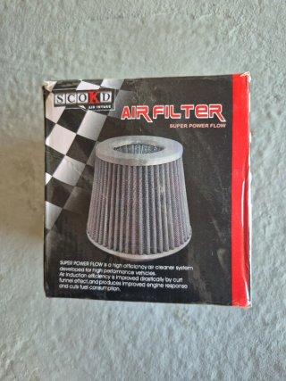 Filtro de Aire Alto Flujo Negro