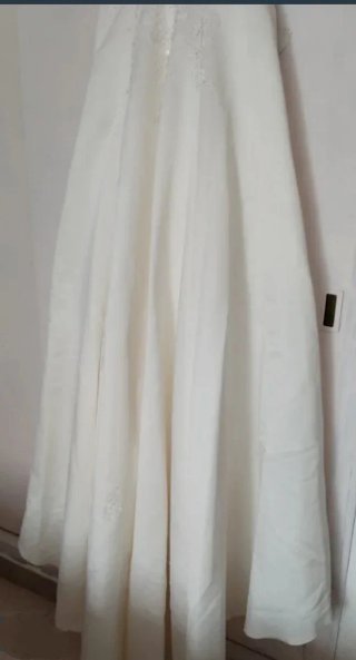 Vestido de Novia Crema Suave