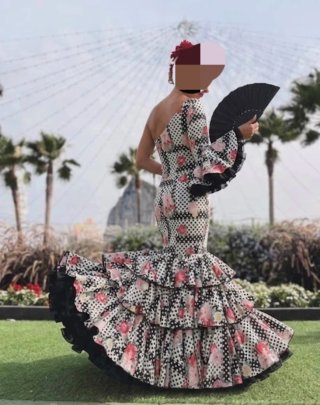 Traje Flamenca Gitana Sevillana